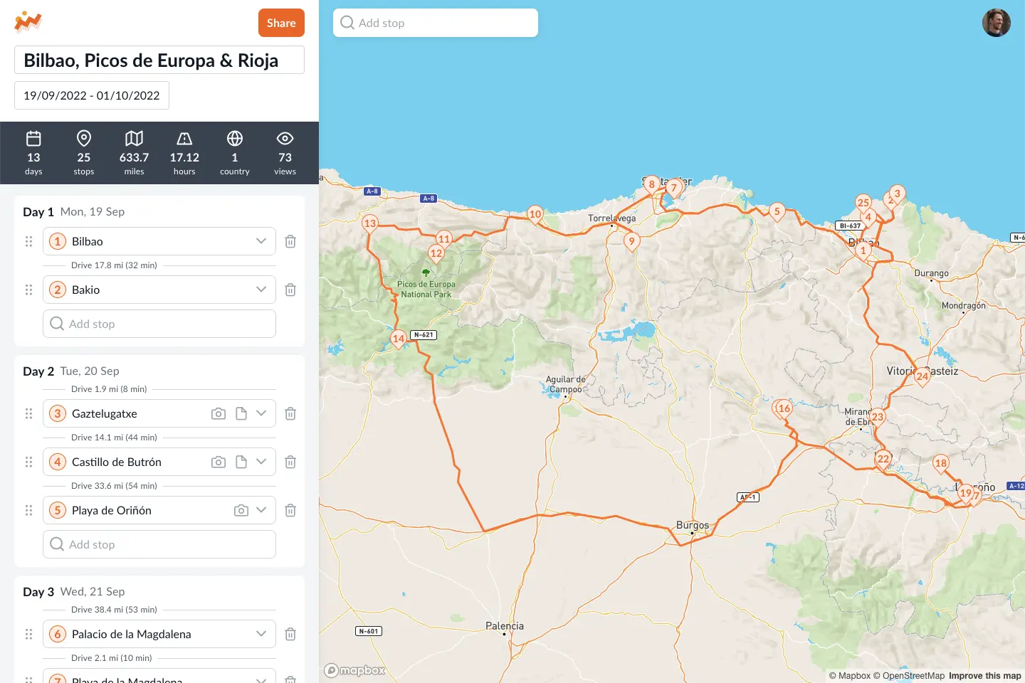 Northern Spain Route WilderTrips